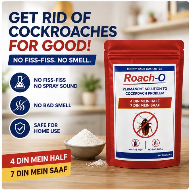 Get rid of cockroaches for good — no fiss-fiss, no bad smell, safe for home use.
